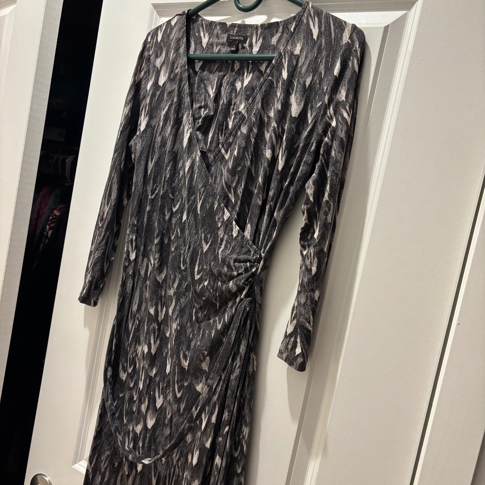 Talbots jersey wrap dress